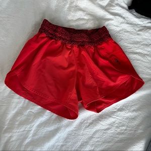 LULU LEMON Coral Running Shorts